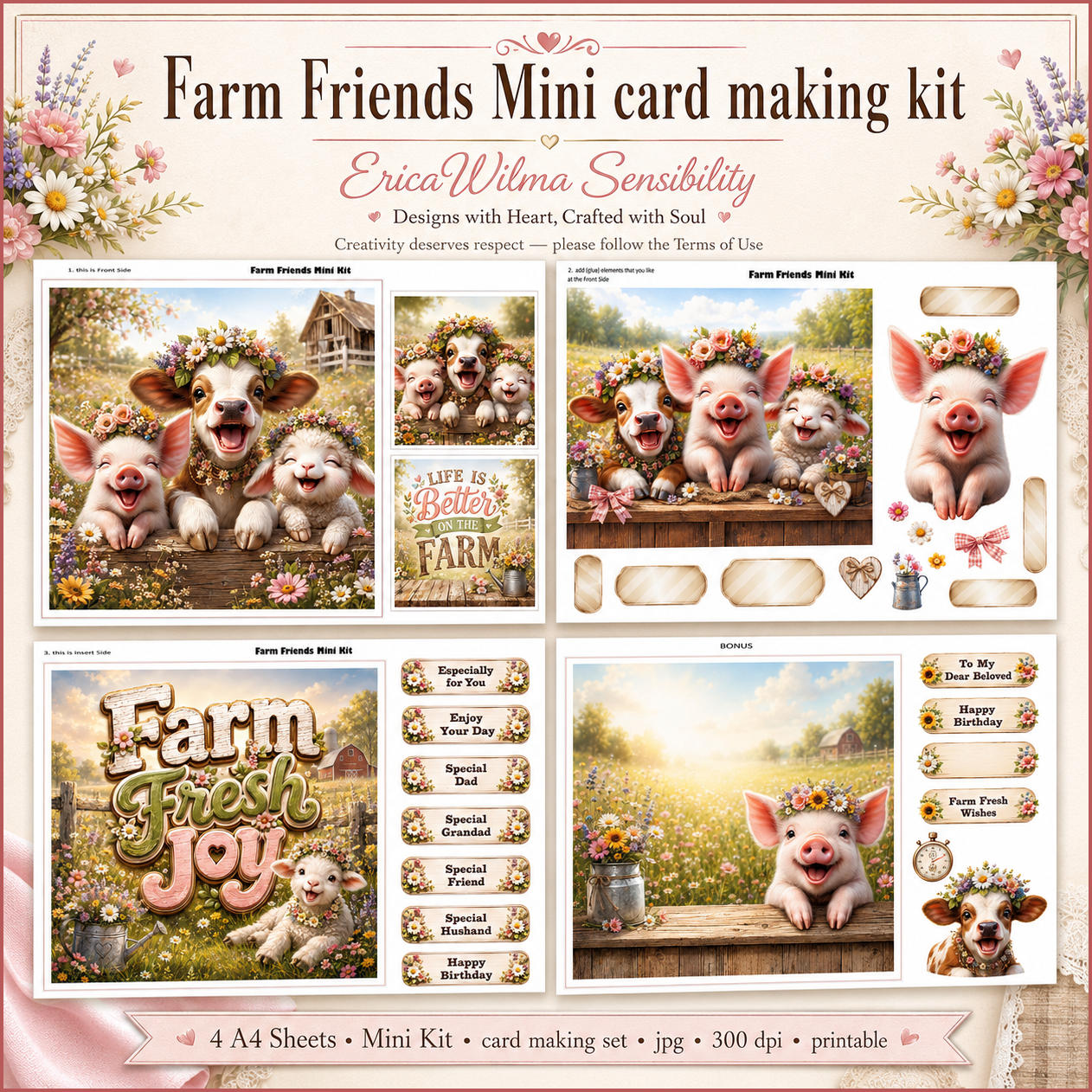 (image for) EW AI card making mini Farm Friens 2026